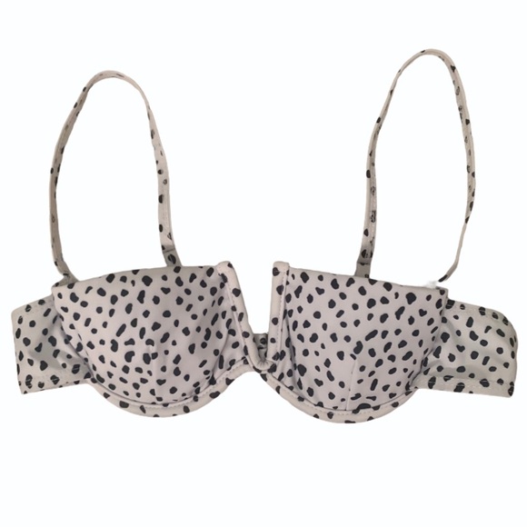 SHEIN Black and White Bathing Suit Top - Picture 1 of 5